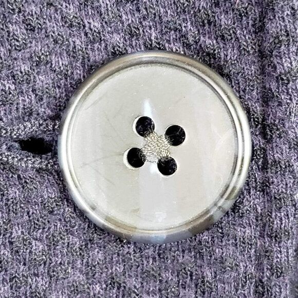 Talbots Blazer Jacket Womens Size 12P Petite Stretch Button Navy Blue - Picture 5 of 10